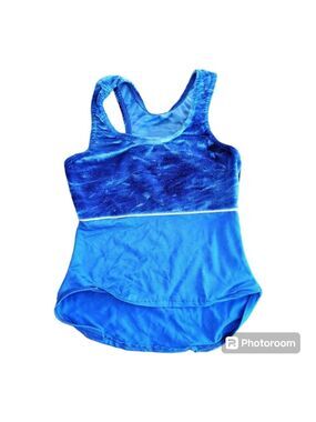 Girls Balera MC 8-10 Blue Dance Top